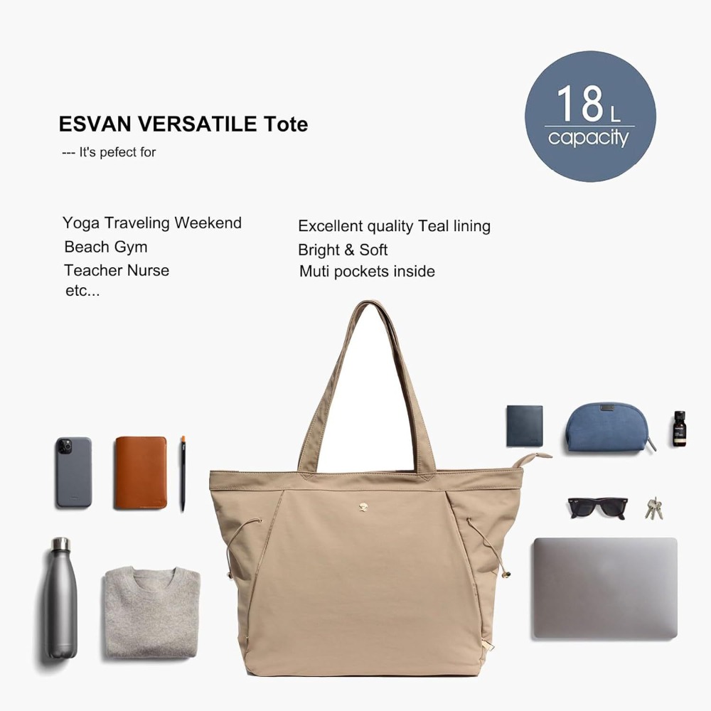 Canvas Yoga Mat Tote Bag, Larg - Pilate Yoga Workout recension och pris