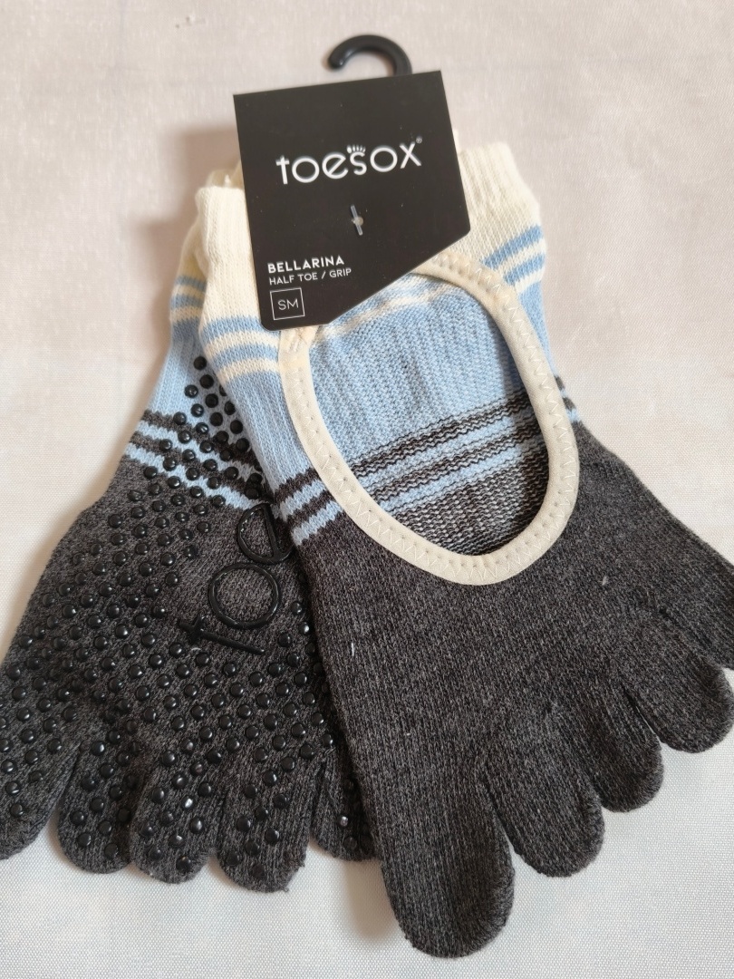Toesox Yoga Five-Toe Socks Men - Medias Para Pilates Y Yoga recension och pris