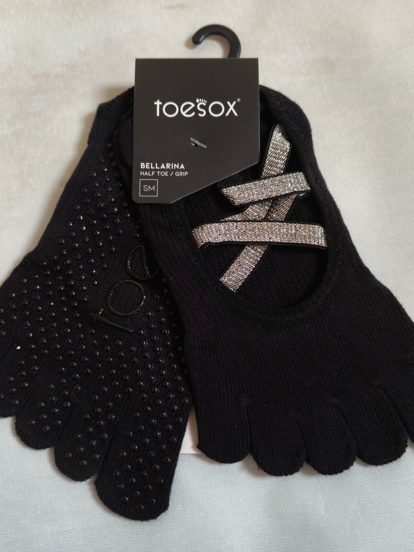 Toesox Yoga Five-Toe Socks Men - Medias Para Pilates Y Yoga recension och pris