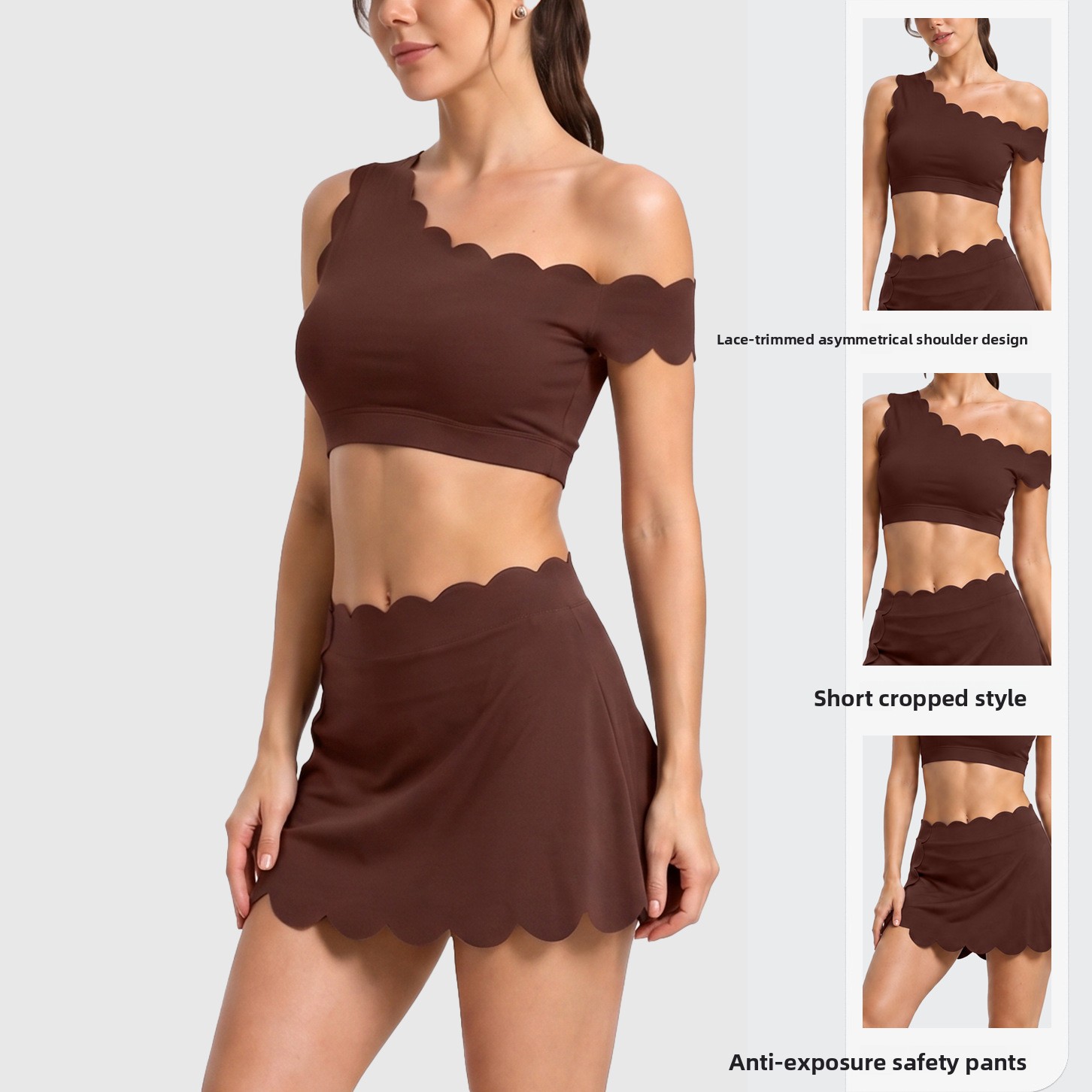 Women 2 Piece Tennis Outfit Se - Pilates Yoga One recension och pris
